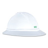 MSA 10034032 V-Gard Vented Hard Hat Cap Green with Fas-Trac III 6-Point Suspension