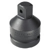 Proto J07655 Impact Socket Adapter, 3/4 in Female Dr, 1 in Male Dr, 2-1/2 in L, Pin Lock