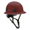 Fibre-Metal by PIP CSH12012 Climbing Style Full Brim Safety Helmet, Type II, Class E, Ratchet Suspension, Non-Vented, Brown