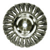 Weiler 08085 Model ST-6 Standard Twist Knot Wire Wheel 6 In x 1/2 In 0.014 In Steel 9000 RPM