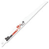 M.K. Morse RB95006T05 Master Cobalt Wood Bi-Metal Reciprocating Saw Blade, 0.050 in x 9 in L x 3/4 in W, 6 TPI, Tapered, 5 EA/PK