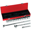 Klein Tools 65512 16 Piece Socket Sets, 1/2 in, 12 Point