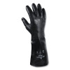 SHOWA 341510 3415/3416 Chemical Resistant Neoprene Gloves, 3415, Rough, 10/Large, Black