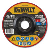 DeWalt DW8910COMBO Elite Series Combo Wheel, T27, 5 in dia x 3/32 in Thick x 7/8 in Arbor, 24 Grit, XP Ceramic