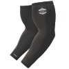 Ergodyne 12383 Chill-Its 6690 Cooling Arm Sleeves, Medium, Black