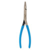 Channellock 718BULK Long Reach Plier, Flat Nose, High Carbon Steel, 8 in