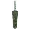 Weiler 68334 Tiger Mounted Point, 1 in dia x 1/4 in dia Shank x 1-1/2 in L Shank, 24 Grit, Zirconia Alumina, A3, 10 EA/BX