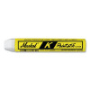 Markal 81820 K Paintstik Solid Paint Marker, 3/8 in x 4.75 in L, White