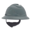MSA 10215836 V-Gard C1 Hard Hat, Fas-Trac III 4 Point Ratchet, Vented, Gray