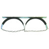 4B's Bracket B10410 Twin Brackets, Holds 7.25"- 10.75" dia. Cylinders
