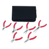Proto J2806SMP 6 Pc Mini Pliers Set, Angle, Transverse, Diagonal, Needle Nose, Slim Nose