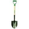 UnionTools 43106 Round Point Shovel, 11.5 in L x 8.5 in W Blade, 28 in Hardwood Poly D-Grip Handle