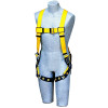 DBI-SALA 1102000 Delta Vest Safety Harness, Back D-Ring, Yellow/Navy, Universal Size