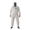 AlphaTec 817025 2000 Standard Bound Model 111 Coveralls, Hooded, Booted, White, 3X-Large