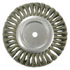 Weiler 36279 Vortec Pro Knot Wire Wheel, 8 in Dia, .023 in Carbon Steel Wire, 6,000 rpm