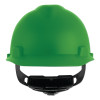 MSA 10203085 V-Gard Cap-Style Hard Hat with Fas-Trac III Suspension, Matte, Green