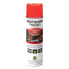 Rust-Oleum 203028V Industrial Choice M1600/M1800 System Precision-Line Inverted Marking Paint, 17 oz, Fluorescent Red-Org, M1600 Solvent-Based