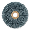 Weiler 16263 Nylox Crimped-Filament Wheel Brush, 3 in dia, 1/2 in W, 0.0140 in Bristle dia, Silicon Carbide-Coated Nylon, 10000 RPM