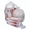 Pitt Plastics MR24249MC HD Mini Roll Trash Liner, 10 gal, 6 , 24 in W x 24 in H, Natural
