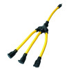 Southwire 090198802 Adapters, W-Adapter, 3 Outlets, 5 in, Yellow