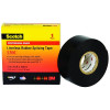 Scotch 130C Linerless Rubber Splicing Electrical Tape 1-1/2 In x 30 Ft Black