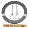 Crescent Lufkin C1278DN Peerless Surveying Tape 1/4 Inch x 200 Ft Engineers Chrome Open Reel