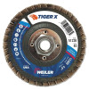 Weiler 51226 Tiger X Flap Disc, 4-1/2 in dia, 40 Grit, 5/8 in - 11, 13000 rpm, Type 27