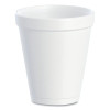 Dart Container Corp. 8J8 Foam Cup, 8 oz, White