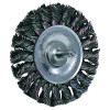 Weiler 17682 Model STM-3 Stem Mounted Standard Twist Knot Wire Wheel 3-1/4 In x 3/8 In 0.020 In Steel 25000 RPM 1/4 In Stem