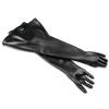 North by PIP 8N30329Q Neoprene Glovebox Gauntlet Gloves, Black, Smooth, 9 3/4