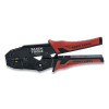 Klein Tools 3005CR Ratcheting Crimper, 9 in L, 10 to 22 AWG, Red/Black Handle; Comfort Grip