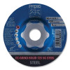 Pferd 61201 CC-GRIND-SOLID Steel Grinding Disc, Ceramic, 5 in dia, 7/8 in Arbor, 24 Grit