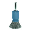 Weiler 11010 Model EBA-20-P Coated Cup Crimped Wire Solid End Brush Stainless Steel 1/2 In x 0.006 In Wire 25000 RPM