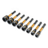 GEARWRENCH 86170 Bolt Biter 8 Piece Nut Extractor and Driver Set, Chrome-Molybdenum
