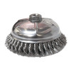 Anchor Brand 94158 Heavy-Duty Knot-Style Cup Brushes, 6 in Dia., 0.023 in Stainless Steel Wire