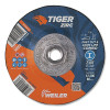 Weiler 58054 Tiger Zirc Type 27 Cut/Grind Combo Wheel, 6 in dia x 1/8 in Thick, 5/8 in-11 dia Arbor, Z30T
