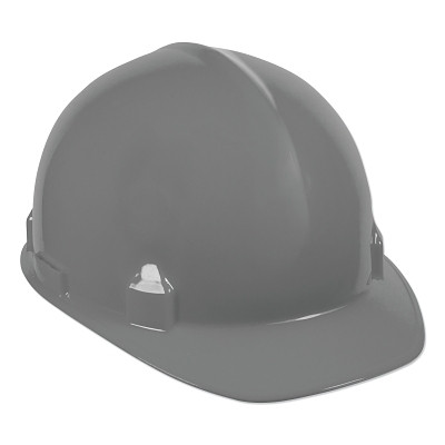 Jackson Safety 14842 SC-6 Hard Hat, 4-point Ratchet, Front Brim, Grey