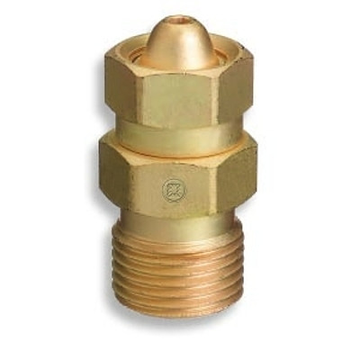 Western Enterprises 322 Brass Cylinder Adaptor, CGA-200 "MC" Acetylene To CGA-300 Commercial Acetylene