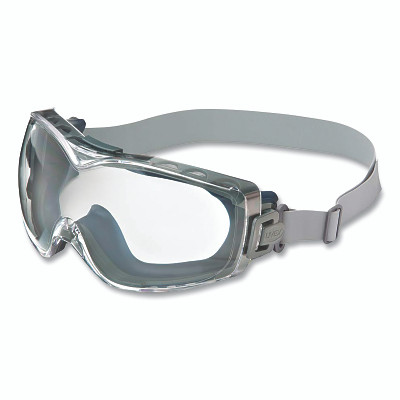 UVEX by PIP S3970HS Stealth OTG Goggle, Clear/Navy, Dura-Streme/ Coating, Neoprene Strap