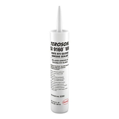 Loctite 475374 Silatech White RTV Silicone Adhesive Sealants, 300 mL Cartridge, White