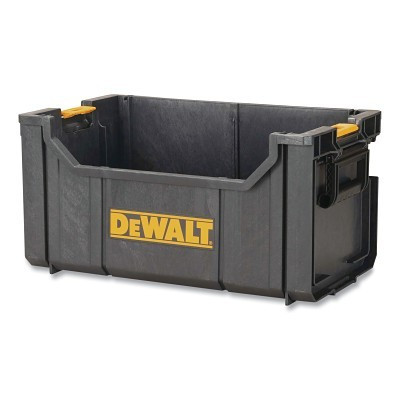 DeWalt DWST08205 TOUGHSYSTEM Tote, 12.4 in W x 10.9 in H, Foamed Polypropylene, Black/Yellow