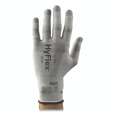 HyFlex 256366 11-318 Cut Resistant Glove, Size 6, Gray