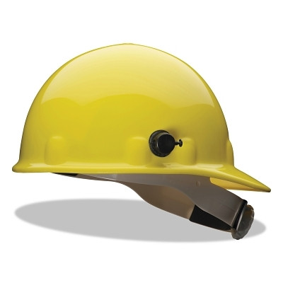 Fibre-Metal by PIP E2QRW02A000 SuperEight E2 Series Hard Cap, 8-point Ratchet, Quick-Lok Blocks, Yellow