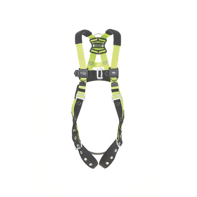 Miller by PIP H5ISP311021 H500 Industry Standard Full-Body Harness, Back/Side D-Rings, Sm/Med, Mating Chest/Tongue Leg Buckles, Shoulder Pads, IS2P
