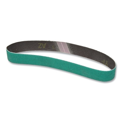 3M 7000119460 Cloth Belt, 577F, YF-Weight, 3/4 in W x 18 in L, 120 Grit, Alumina Zirconia, Fabri-Lok/Single-Flex
