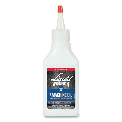 LIQUID WRENCH L1004 Light Machine Oil, 4 oz, Bottle, 280 F