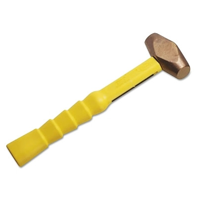Nupla 30525 Ergo Power Non-Sparking Brass Hammer, 2-1/2 lb Head, 12 in SG Handle