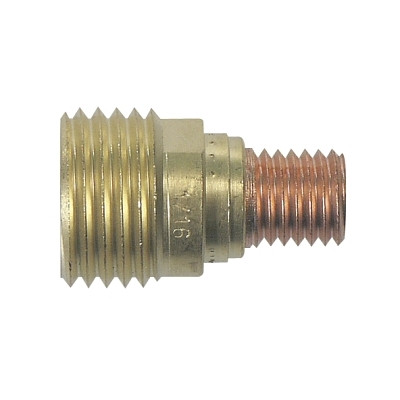 WeldCraft 45V43 Gas Lens Collet Body, 1/16 in, Used on 9, 20, 22, 24, 25