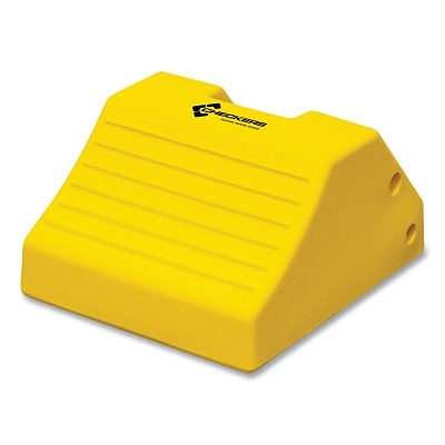 Checkers MC3010 Heavy Duty Wheel Chock, 18 in, Yellow