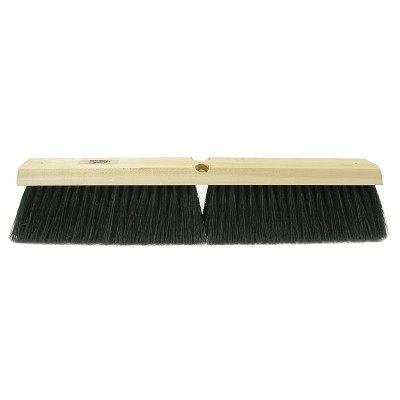 Weiler 42134 Coarse Sweeping Brushes, 18 in Hardwood Block, 3 in Trim, Tampico Fill